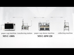 180S 종이 컵 기계 + DW120 컵 장갑 기계